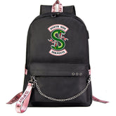 Riverdale Shoolbag Backpack USB Charging Students Notebook Bag for Kids Gifts